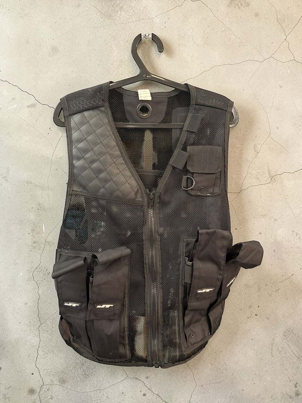 JT Paintball Tactical Mesh Utility Vest - Black OSFM